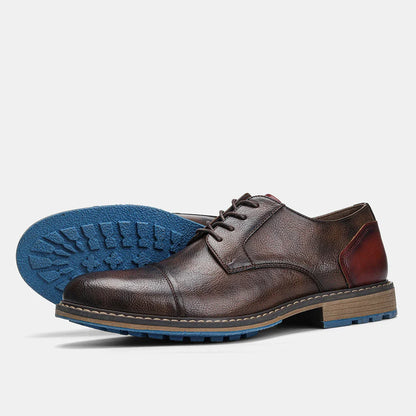 Retro-inspired smart casual business shoes for men | Mael -2