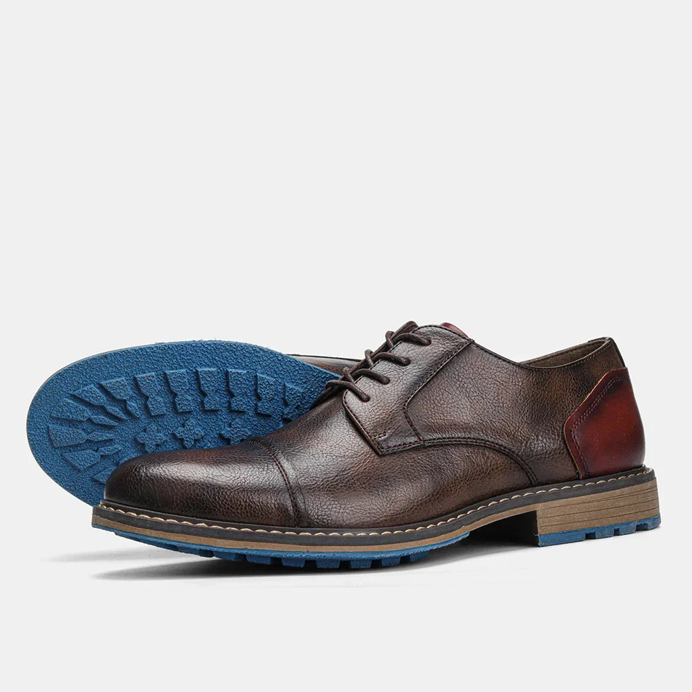 Rooted Retro casual business shoes with classic silhouette for men | Mael