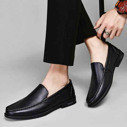 Classic genuine leather loafers for men | Verona -14