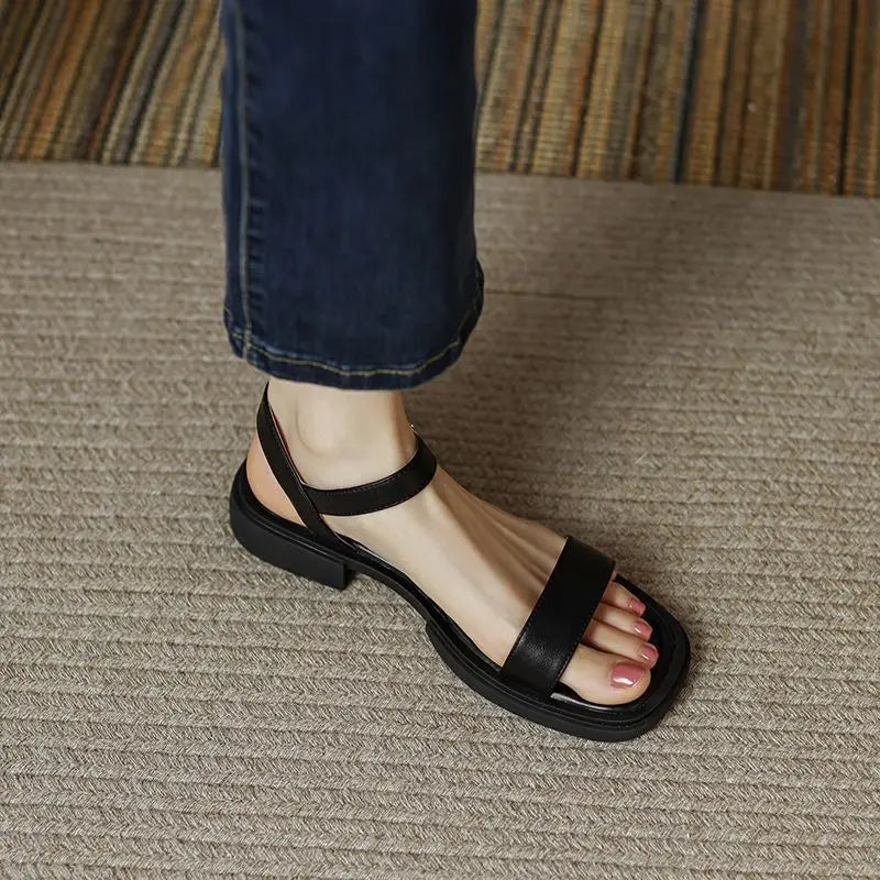 Simple Everyday elegance sandals with adjustable straps for women | Hester