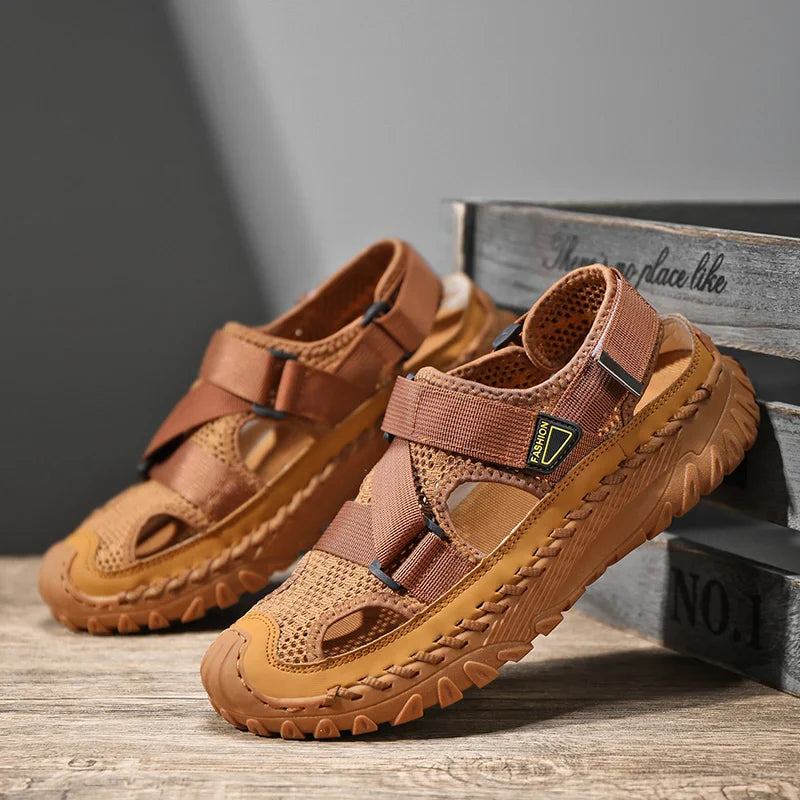 Rugged comfortable hike terrain sandals for men | Cascade -1