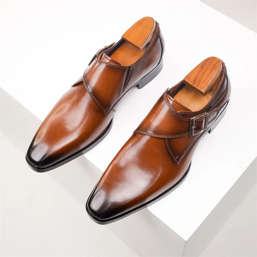 Handcrafted Italian leather dress shoes for men | Lorenzo -4