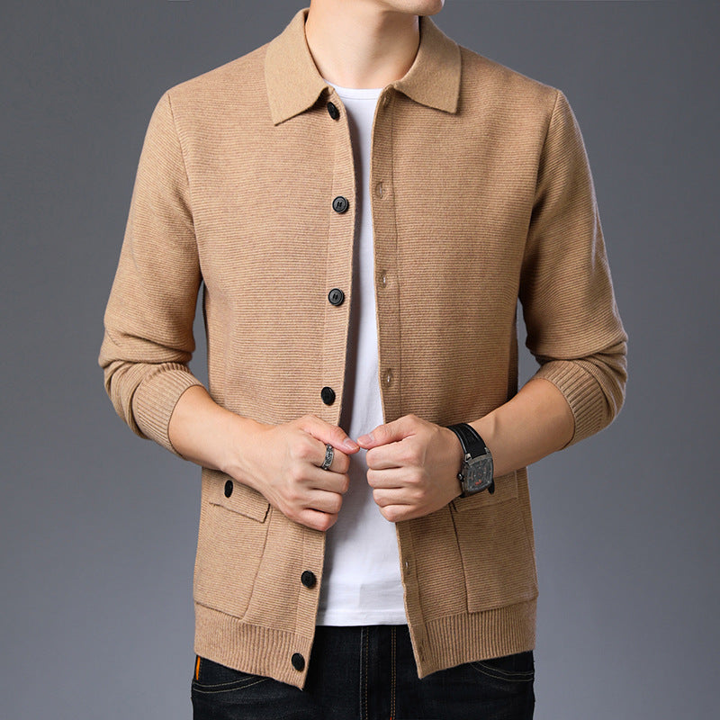Weathered Structured knit jacket for men | Heritage Knit