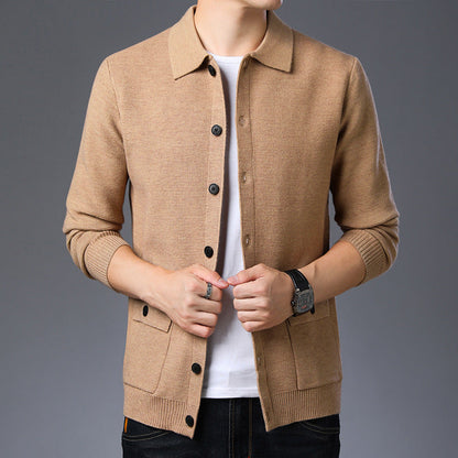 Weathered Structured knit jacket for men | Heritage Knit