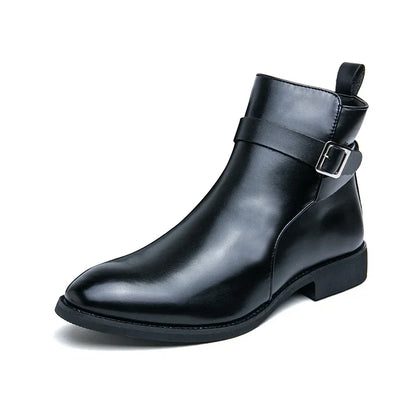 Classic genuine leather chelsea boots for men | Sergio -23