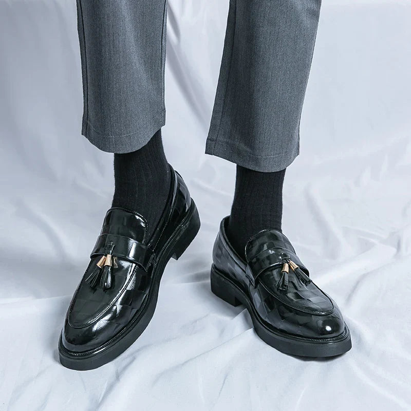 Classic genuine leather loafers for men | Lorenzo -11