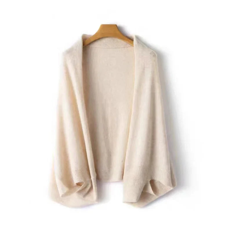 Cosy versatile cashmere convertible shawl for women | Casvian -3