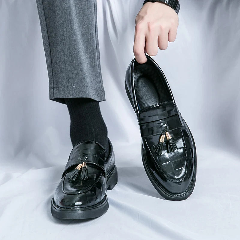 Classic genuine leather loafers for men | Lorenzo -10