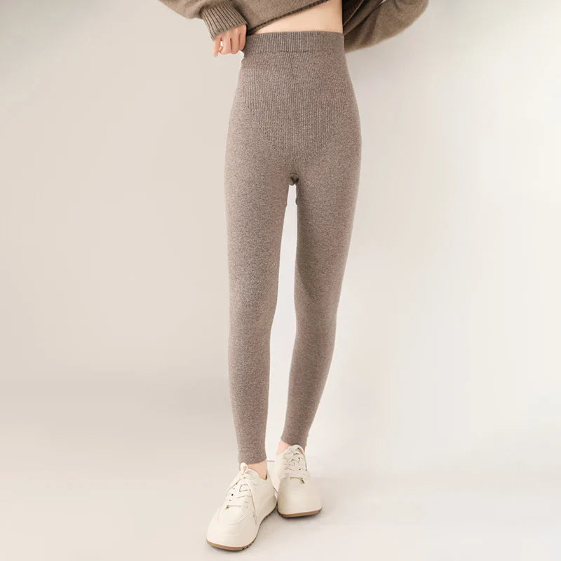 Relaxed comfortable knit casual leggings for women -2