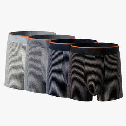 Comfortable striped cotton boxers for men | Tavian -5
