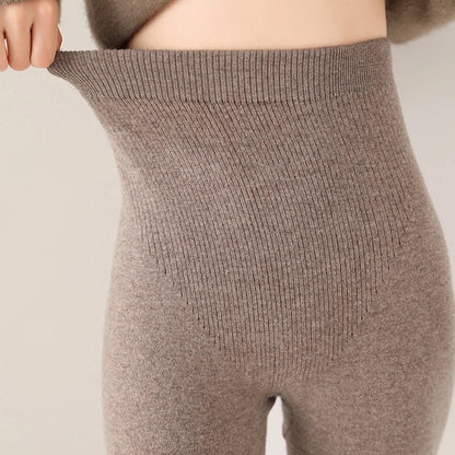 Relaxed comfortable knit casual leggings for women -6