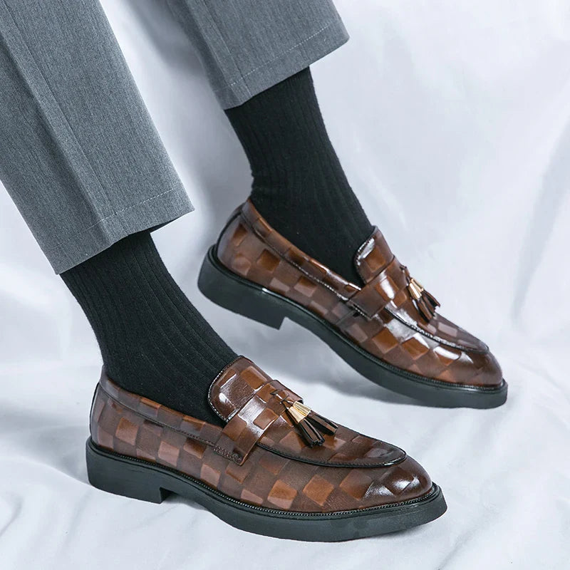 Classic genuine leather loafers for men | Lorenzo -3