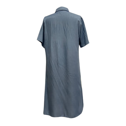 Empire Floral shirt dress with button front for women | Kirra