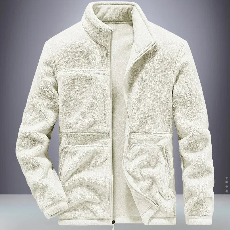 Warm fleece-lined outdoor jacket for men | SummitShield -4
