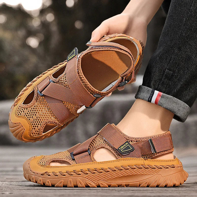 Rugged comfortable hike terrain sandals for men | Cascade -5