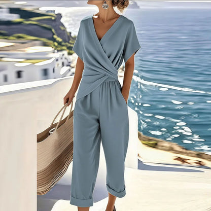 Elegant relaxed two-piece set for women | Kimberly -2