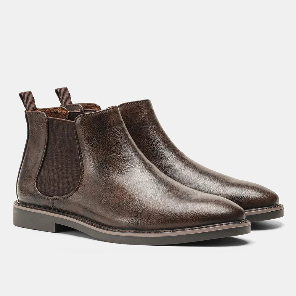 Classic timeless leather chelsea boots for men | Emerson -6