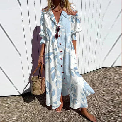 Fluid Effortless everyday maxi dress for women | Isalie