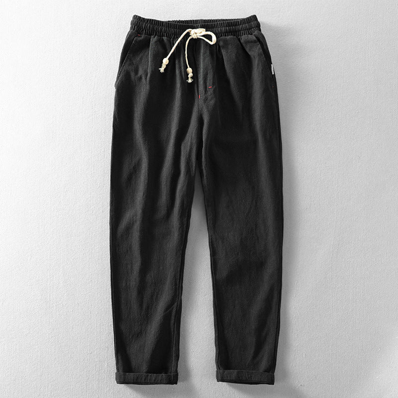 Straight-leg drawstring trousers for men | Daichi -7