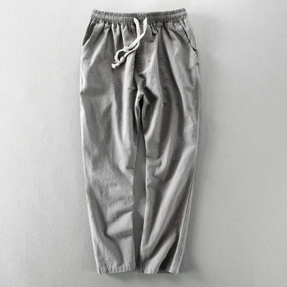 Straight-leg drawstring trousers for men | Daichi -5