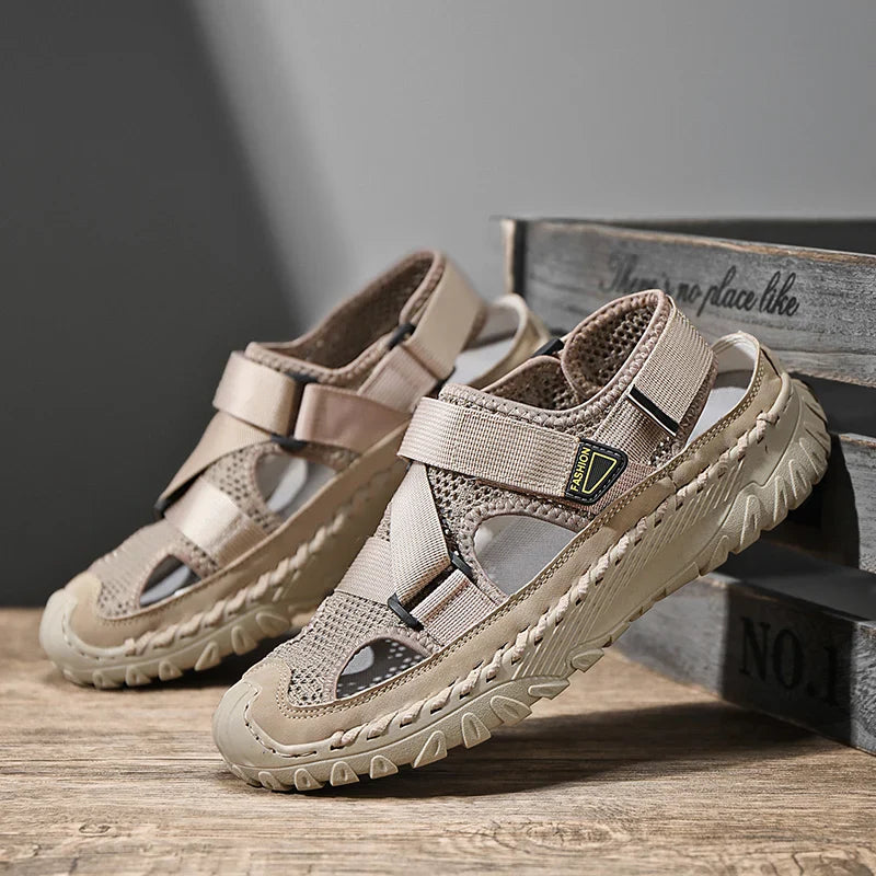 Rugged comfortable hike terrain sandals for men | Cascade -7