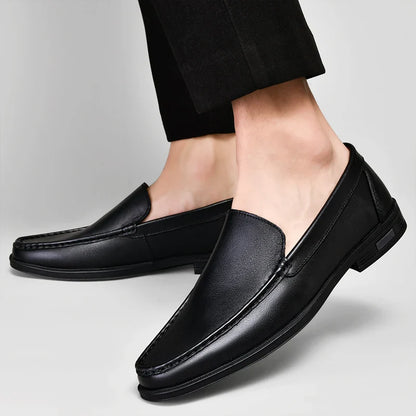 Classic genuine leather loafers for men | Verona -7