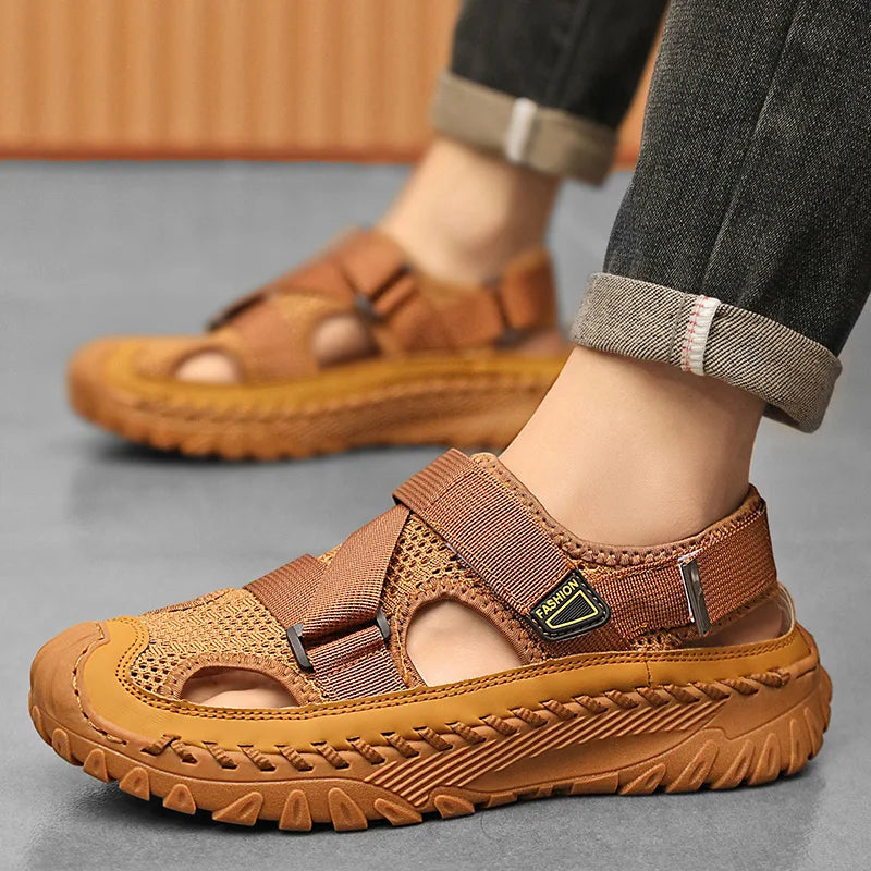 Rugged comfortable hike terrain sandals for men | Cascade -3
