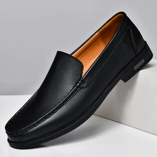 Classic genuine leather loafers for men | Verona -1