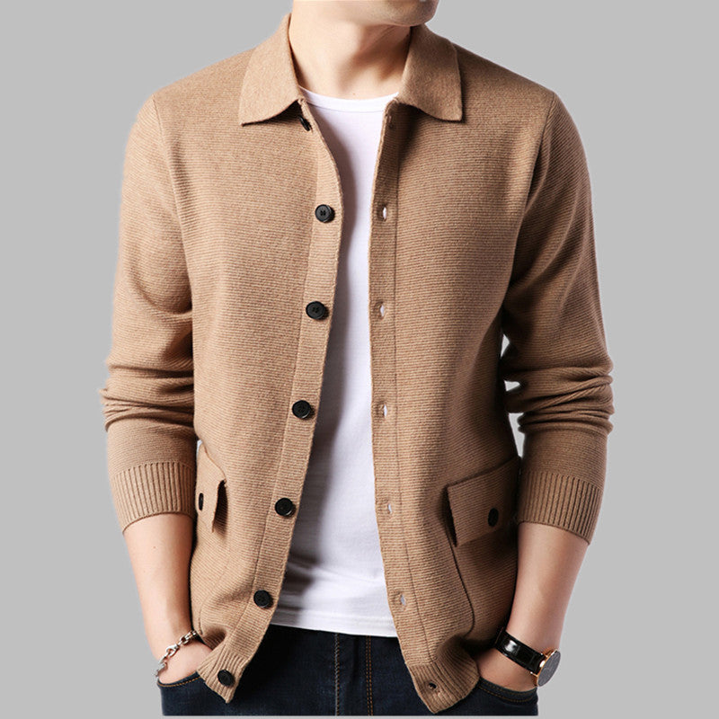 Weathered Structured knit jacket for men | Heritage Knit