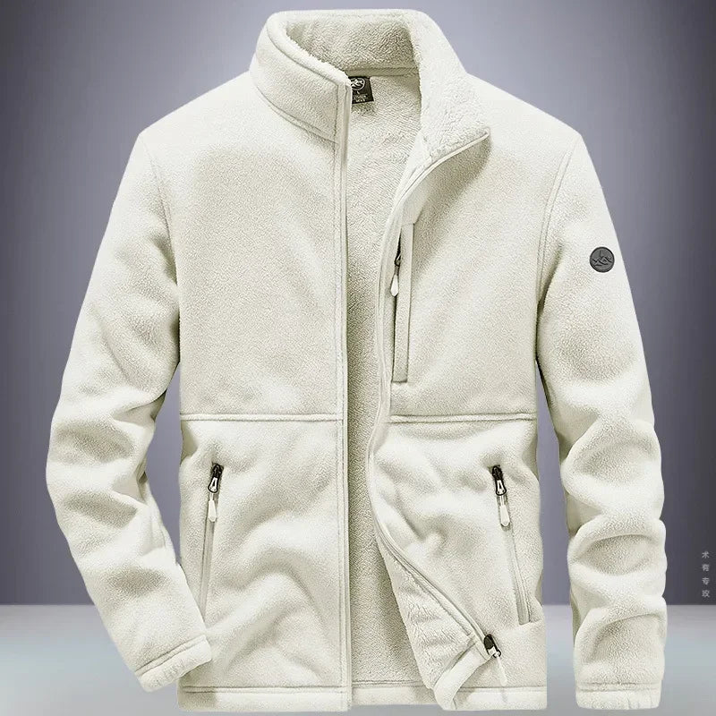 Warm fleece-lined outdoor jacket for men | SummitShield -1