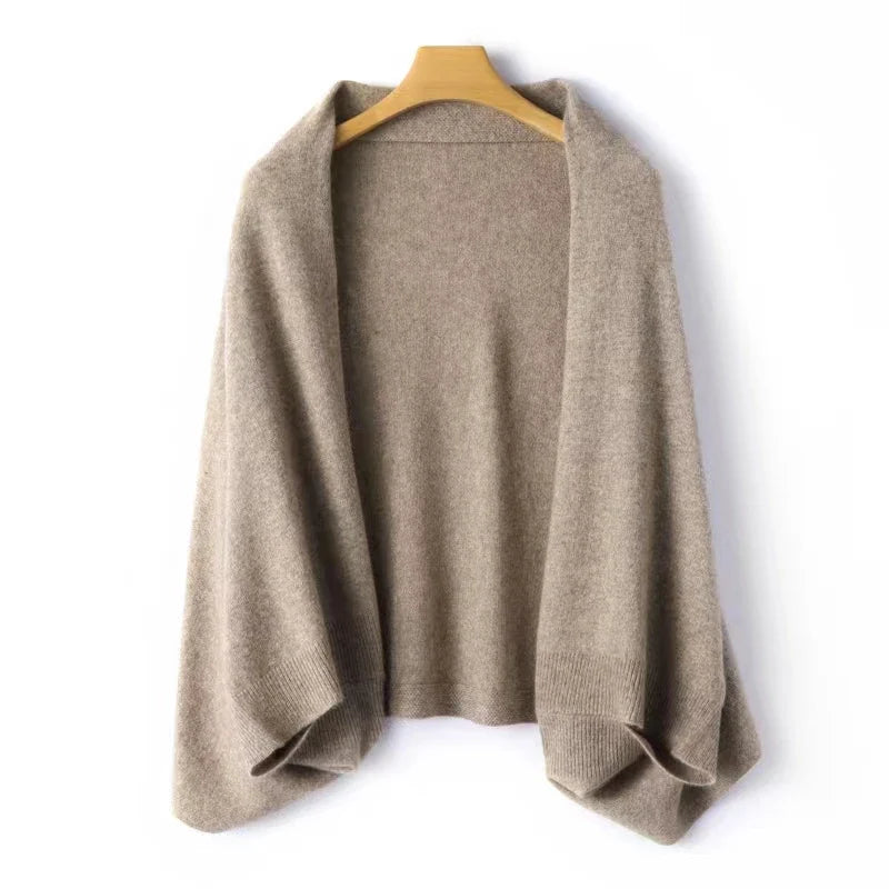 Cosy versatile cashmere convertible shawl for women | Casvian -1