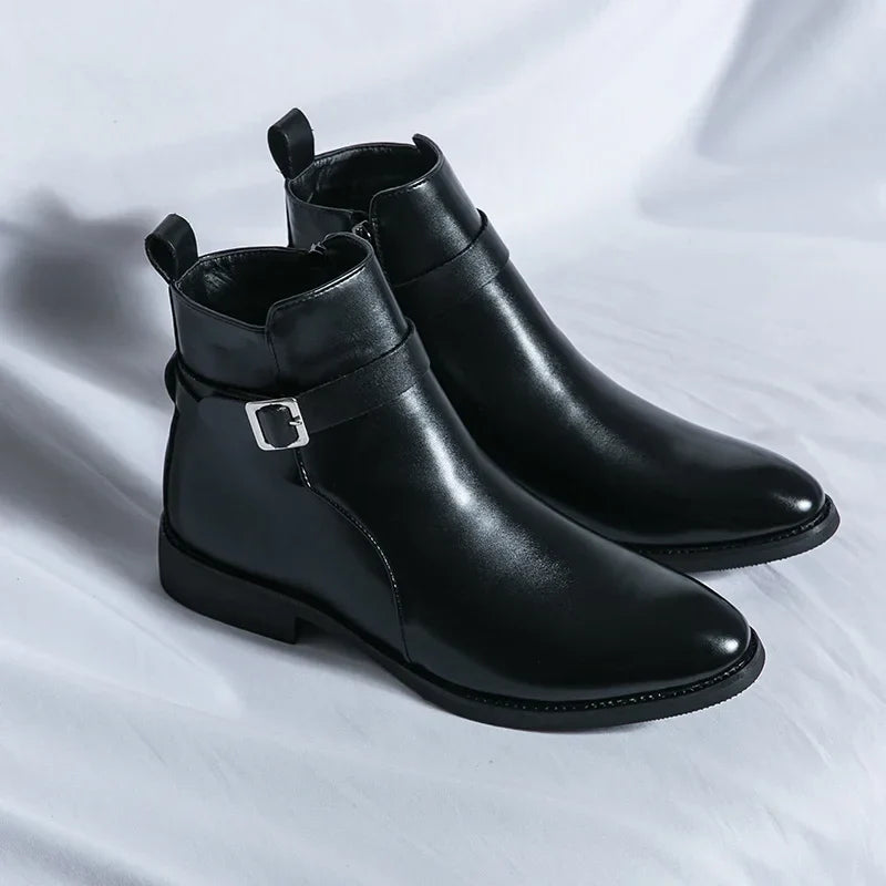 Classic genuine leather chelsea boots for men | Sergio -20