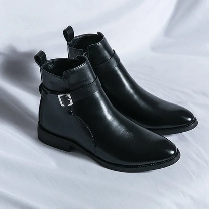 Classic genuine leather chelsea boots for men | Sergio -20