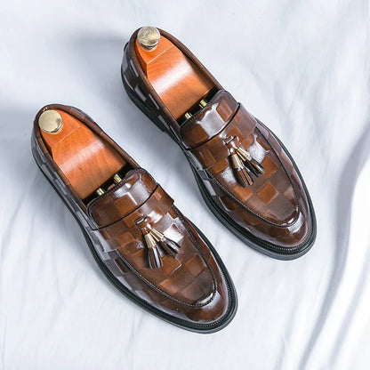 Classic genuine leather loafers for men | Lorenzo -7