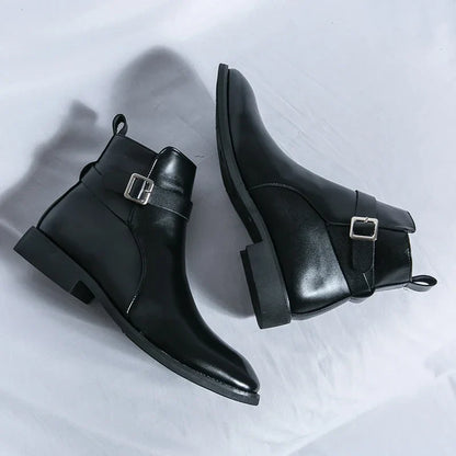 Classic genuine leather chelsea boots for men | Sergio -24
