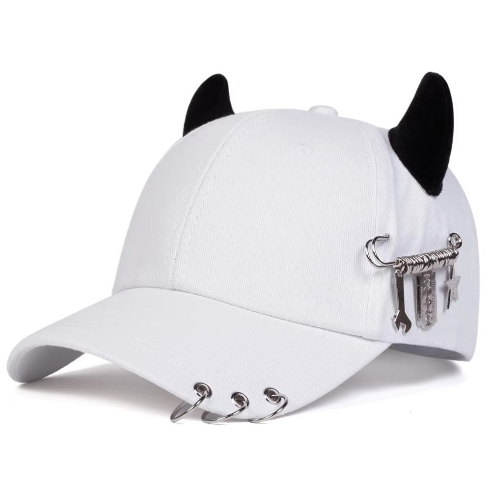 Animated Abyss Fang | Gothic statement cap