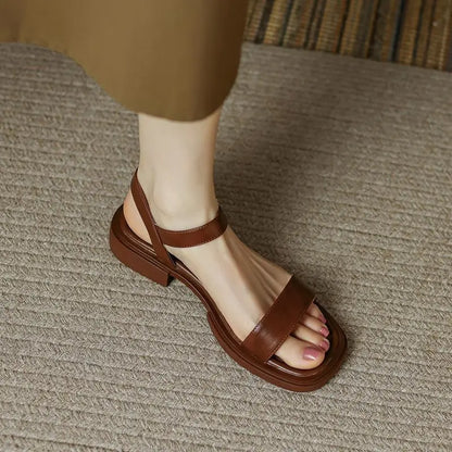 Simple Everyday elegance sandals with adjustable straps for women | Hester