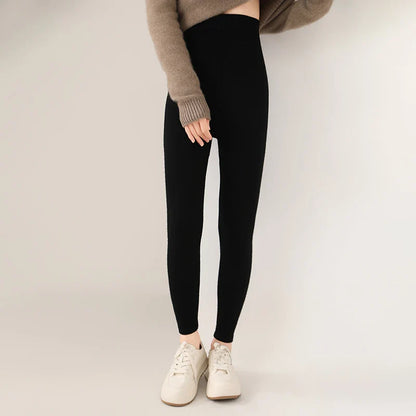 Relaxed comfortable knit casual leggings for women -3