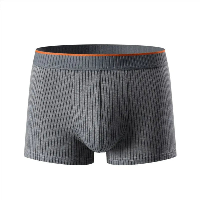 Comfortable striped cotton boxers for men | Tavian -3