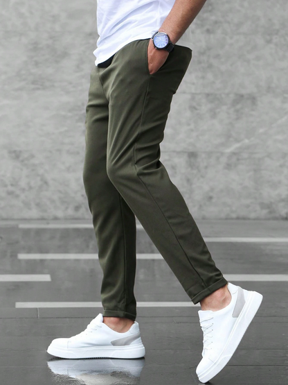 Hemmed Premium tapered trousers for men | Premium