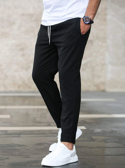 Hemmed Premium tapered trousers for men | Premium
