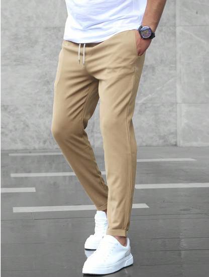 Hemmed Premium tapered trousers for men | Premium