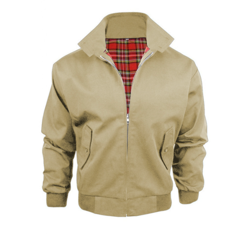Classic comfortable harrington jacket for men -7