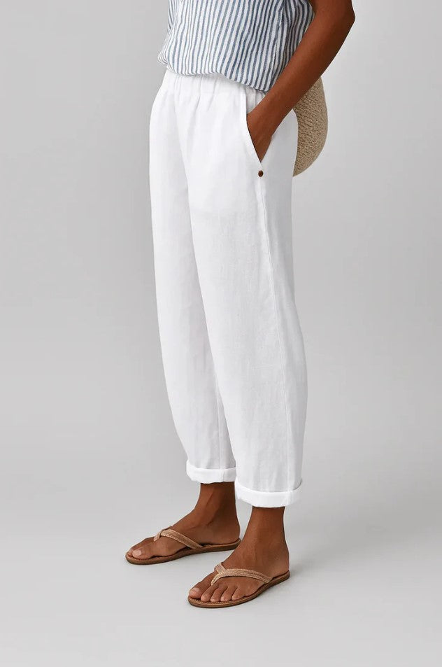 Tapered Relaxed straight-leg trousers for women | Roselle