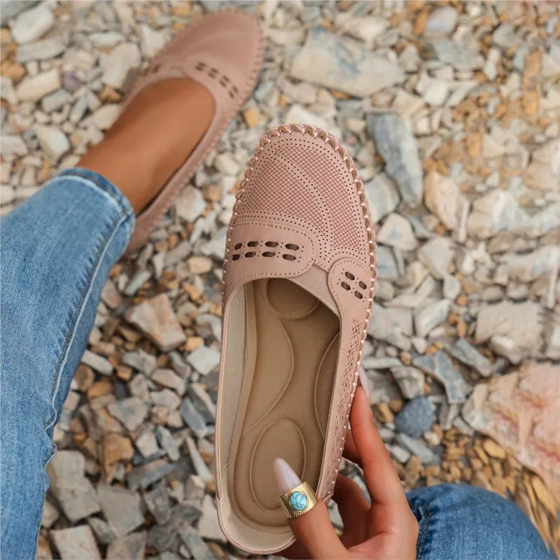 Elegant featherlight cushioned slip-on loafers for women | Elodie -19