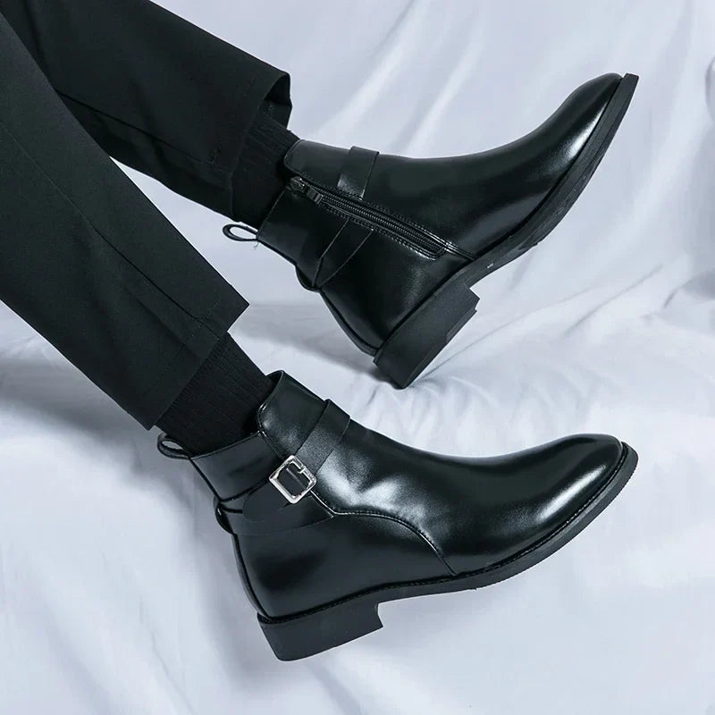 Classic genuine leather chelsea boots for men | Sergio -22