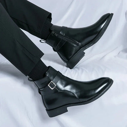 Classic genuine leather chelsea boots for men | Sergio -22