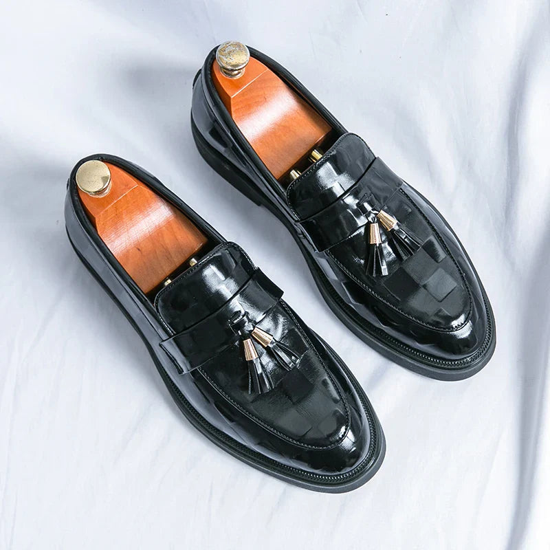Classic genuine leather loafers for men | Lorenzo -12