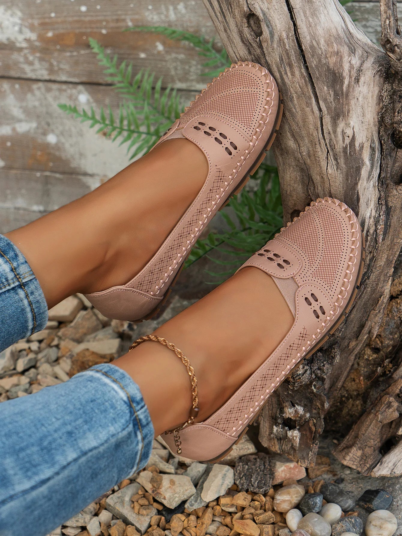 Elegant featherlight cushioned slip-on loafers for women | Elodie -22