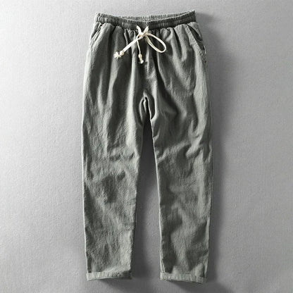 Straight-leg drawstring trousers for men | Daichi -4